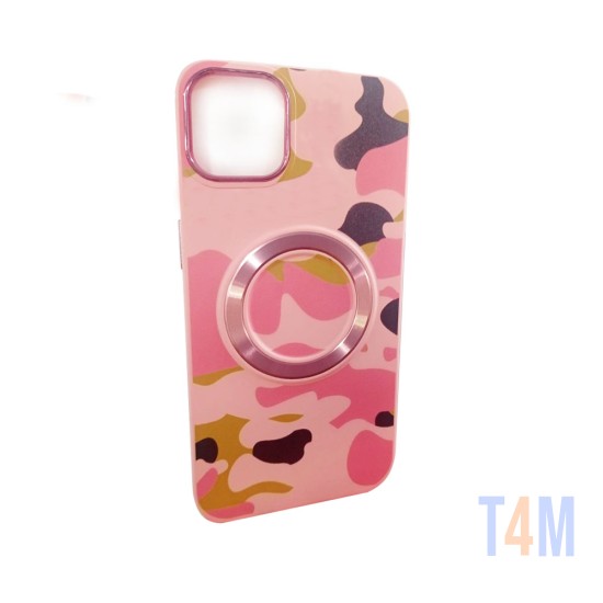 Funda Magnética de Diseño para iPhone 14 Rosa